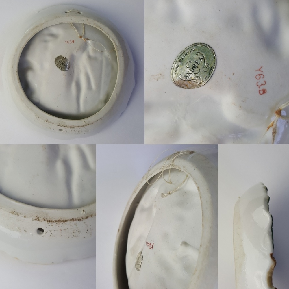 Vintage Hand Painted Victorian Couple 3D Decor Art - Picture 7 of 8